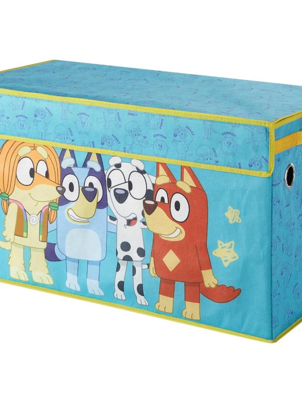 Bluey Collapsible Storage Trunk Durable Fabric Chest with Soft Lid, 28.5"x14.5"x